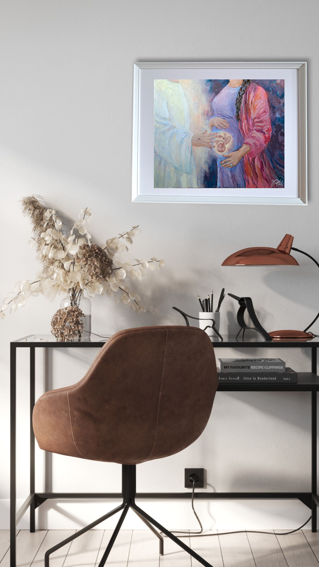 "Tulevaisuutein Hänen kädessään" fine art print