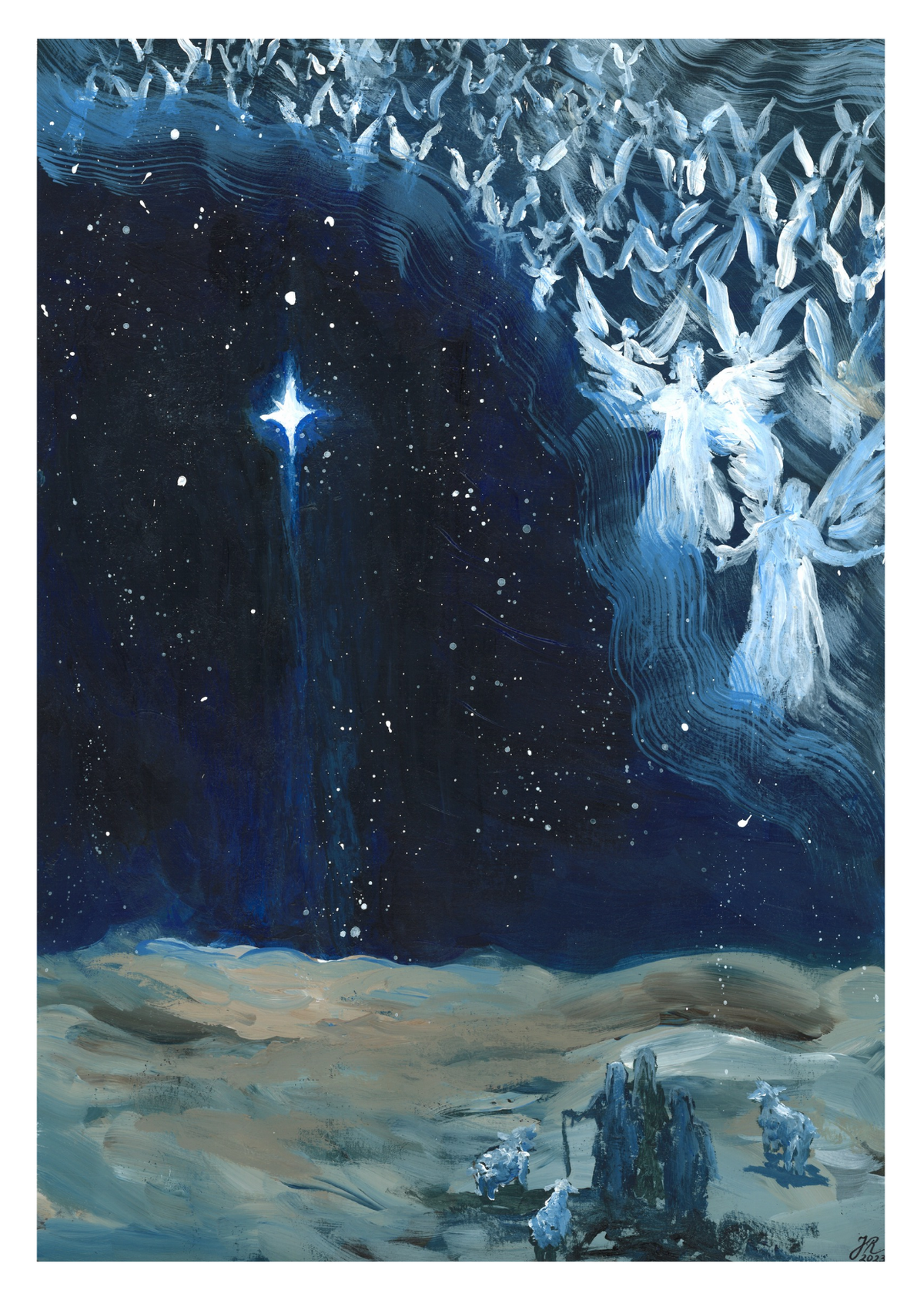 Gloria Christmas card