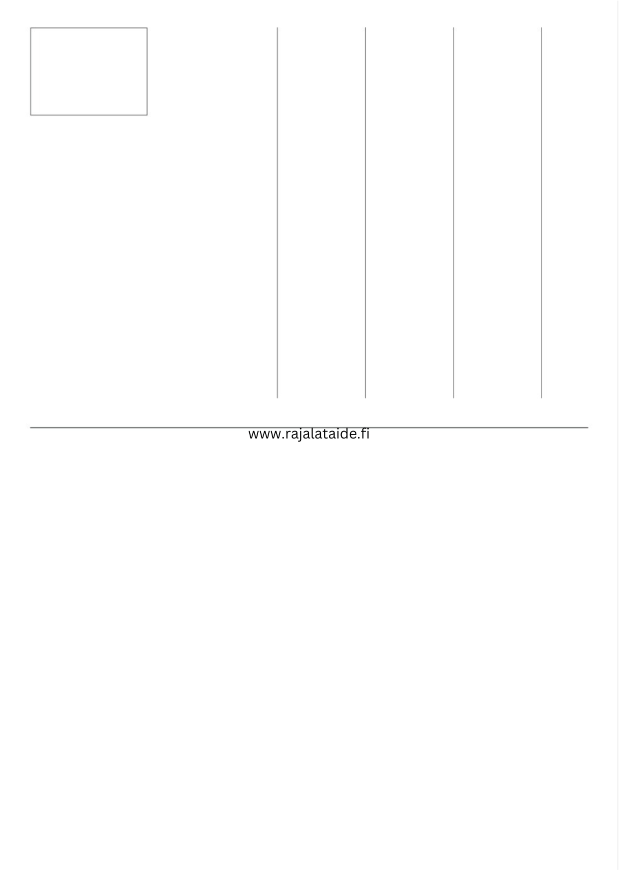 "Joulun tähdet" joulukortti