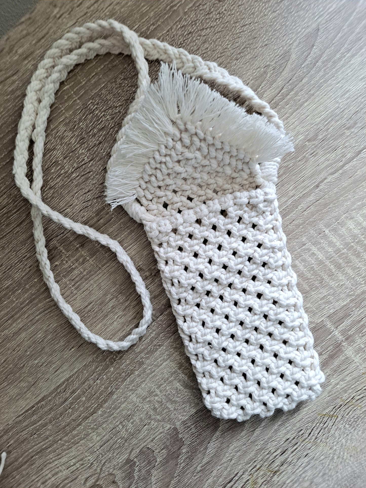 Macrame cell phone case