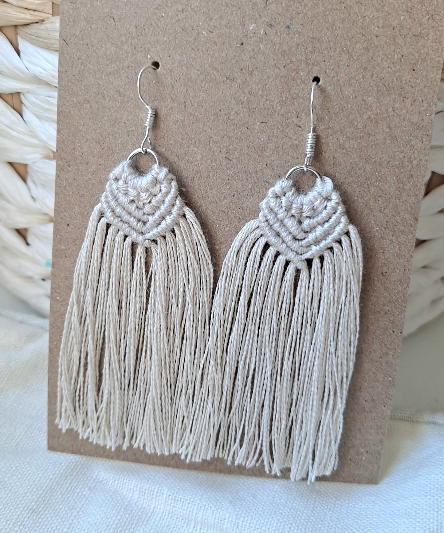 Vera macrame earrings