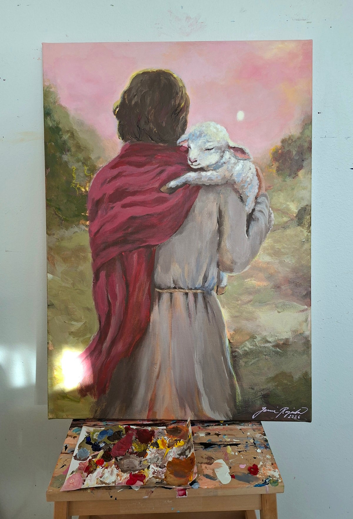 "Hyvän paimenen sylissä" ("In the Arms of the Good Shepherd")