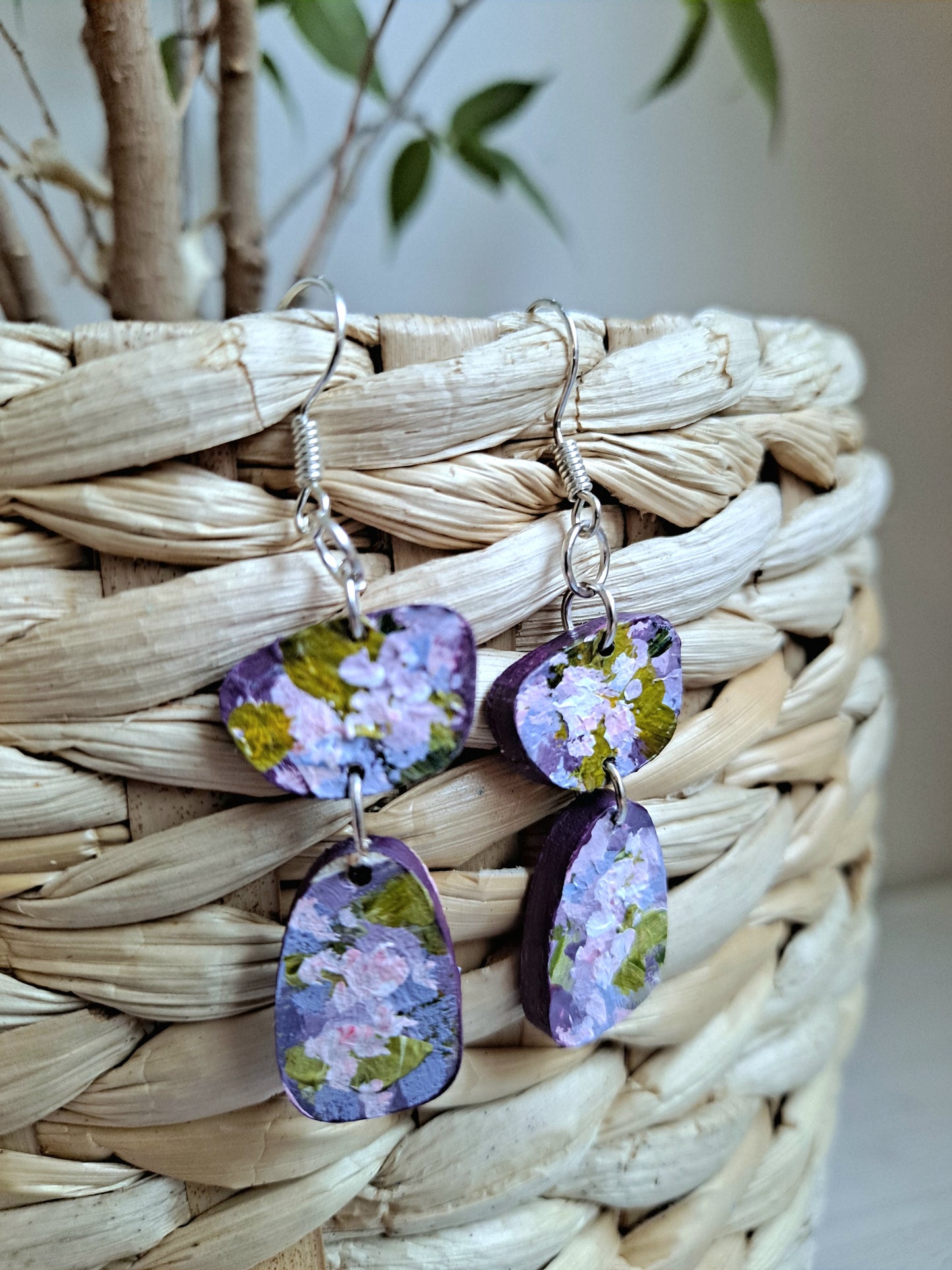 Floralia Purple earrings