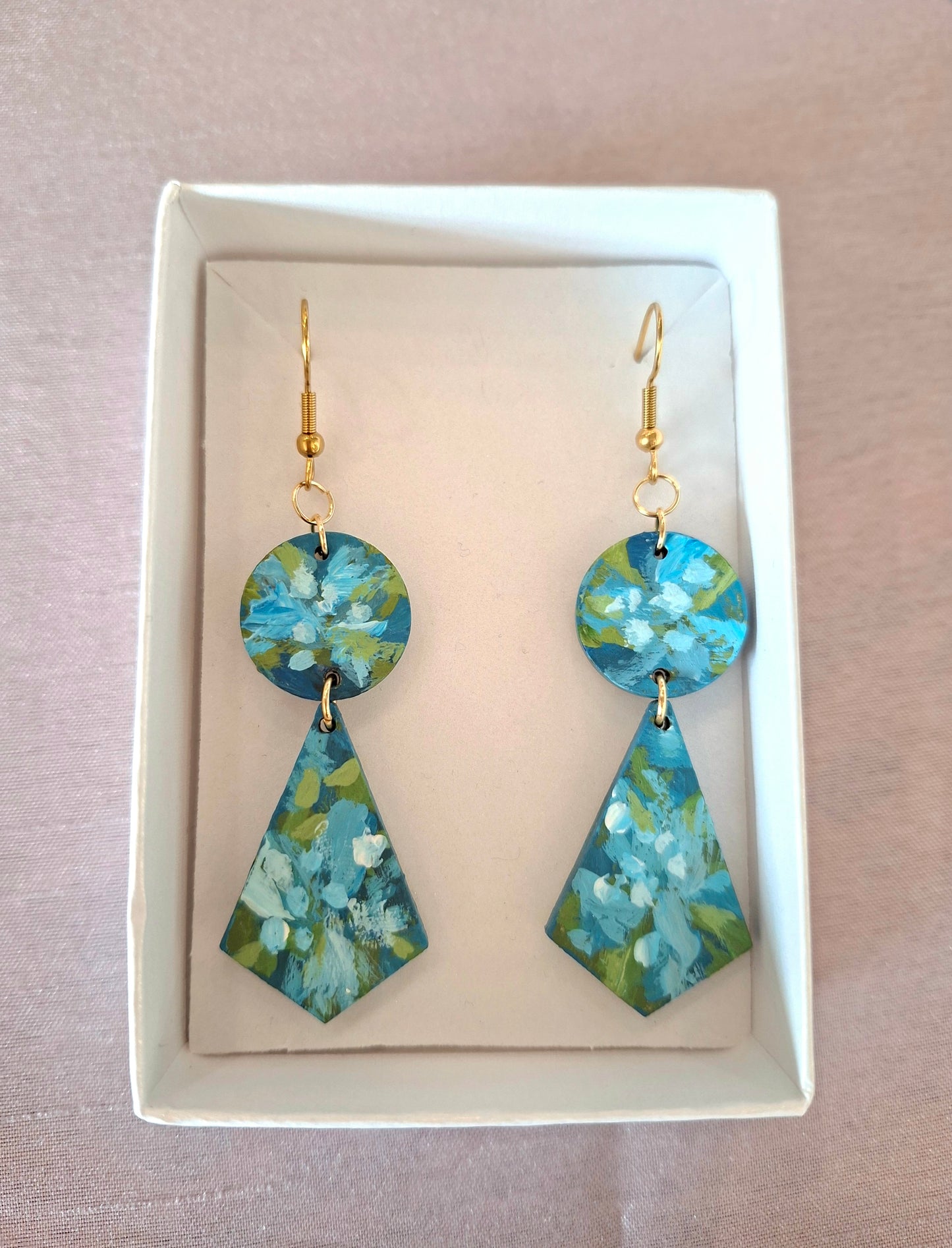 Floralia korvakorut turkoosi