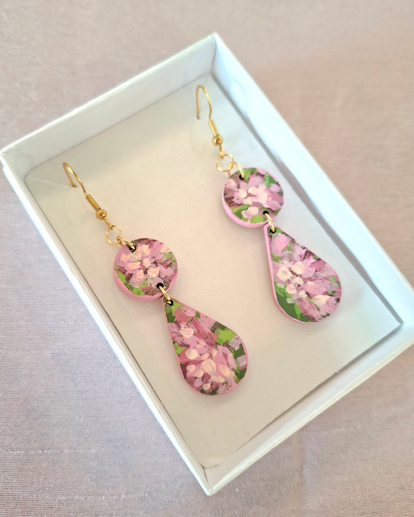 Floralia korvakorut pinkki