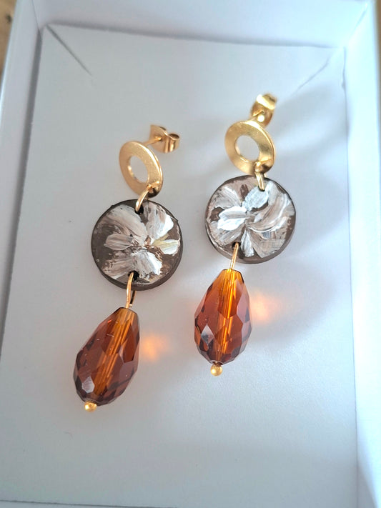 Pisara korvakorut ruskea