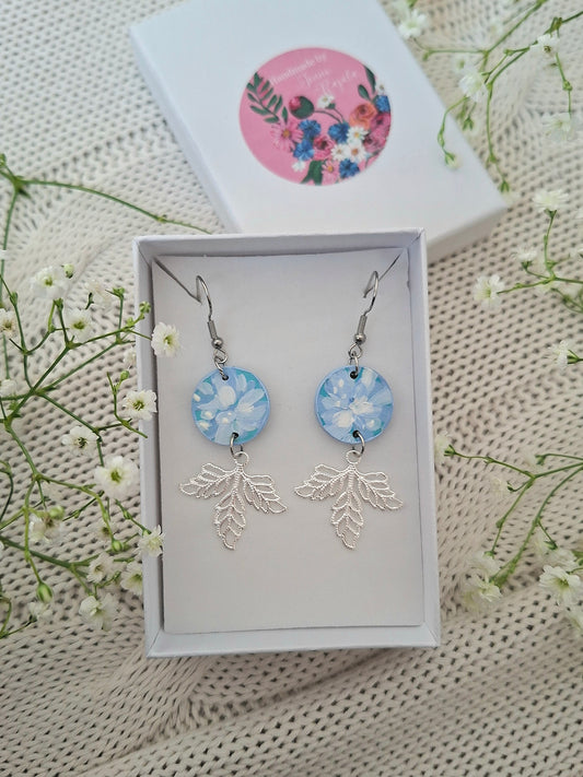 Lumikukka korvakorut